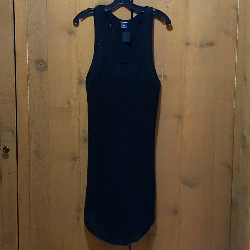 NWT Club Monaco Black Abigail Sweater Tank Dress